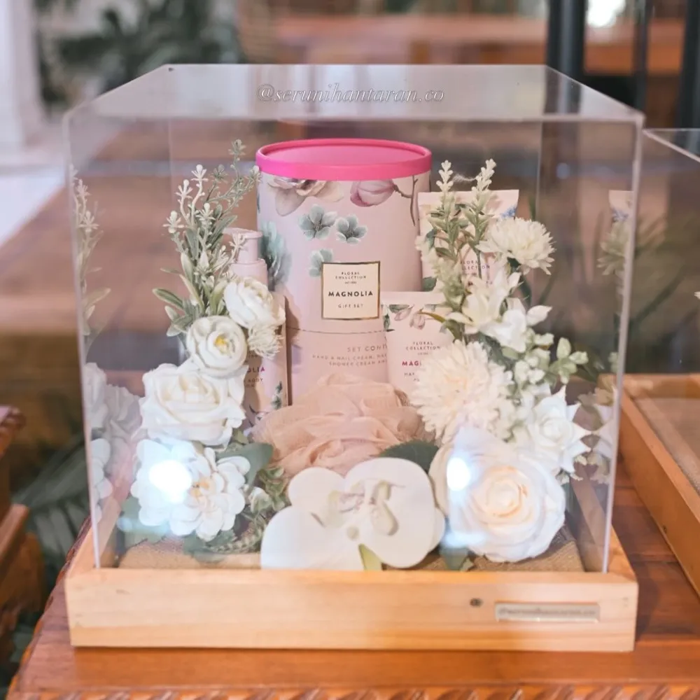 Box akrilik wooden tray